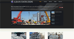 Desktop Screenshot of albancostruzioni.com